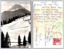 Oetscher Austria Mountain Ski Slopes Winter Postcard