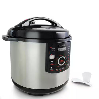#ad #ad 12 Qt. Black and Silver Electric Pressure Cooker with Automatic Shut Off and ... $178.54
