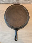 RESTORED* Vintage Lodge #10 Cast Iron Skillet - 3 Notch Heat Ring Blob 2