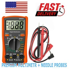 Digital Multimeter Voltmeter DM850 AC DC Ammeter Ohmmeter Volt Meter Tester Ohm