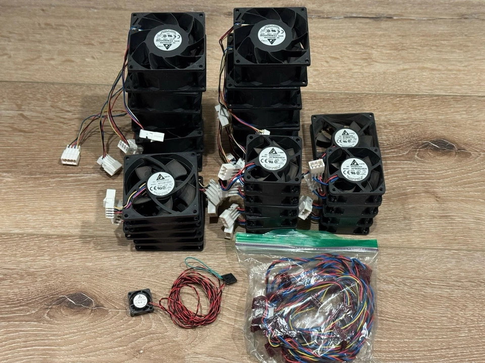 20pcs Delta FFB0824VHE AFC0812DD AFB0624EAH FFB0824BHE AFB02505HHA Brushless Fan - Image 2 of 4