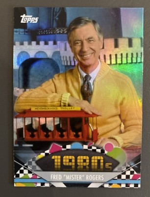 2011 Topps American Pie Foil #154 Fred ''Mister'' Mr. Rogers 1980s SP Wow