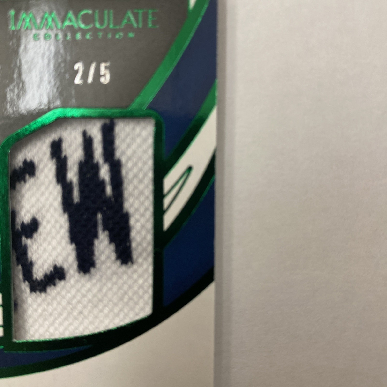 ESTEVAN FLORIAL 2022 PANINI IMMACULATE BASEBALL AUTO / SOCK PATCH 2/5 NEW YORK view 3