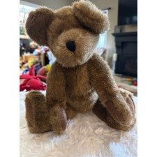 Boyds Collection Archive Series Vintage Jointed Brown Plush Teddy Bear 14 Inch