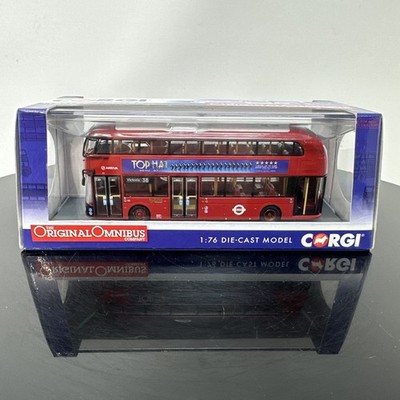 Corgi 1/76 Scale OM46607 - New Bus For London Rte 38 Victoria Top Hat