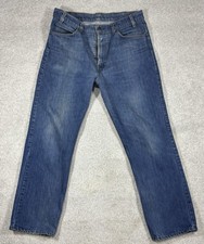 80's VTG Levi’s 519-0217 Orange Tab 34X29 Made In USA Straight Denim Jeans
