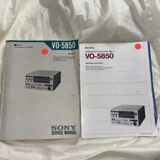 VTG Original Sony VO-5850 Video Recorder Serv...