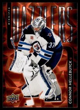 Connor Hellebuyck 2025-26 Upper Deck Dazzlers Orange #DZ-78 Winnipeg Jets