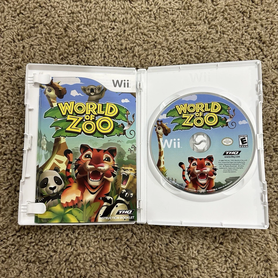 World of Zoo For Nintendo Wii With Manual And Disk | Used - Image 2 of 4