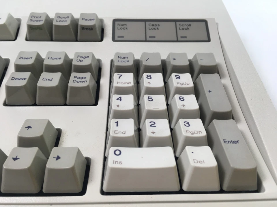 Teclado IBM Modelo M 1391401 (1993) con cable largo | Resorte abrochado, Clicky PS/2 Foto 4 de 4