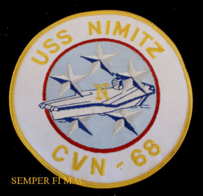 USS NIMITZ CVN-68 PATCH US NAVY VETERAN GIFT AIRCRAFT CARRIER VA WING CAG CV WOW