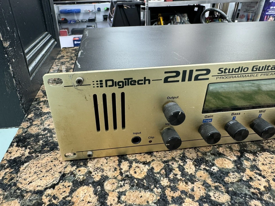 Digitech 2112 Tubo de Estudio Guitarra Procesador Efectos Sistema Montaje en Rack Preamplificador Foto 2 de 4