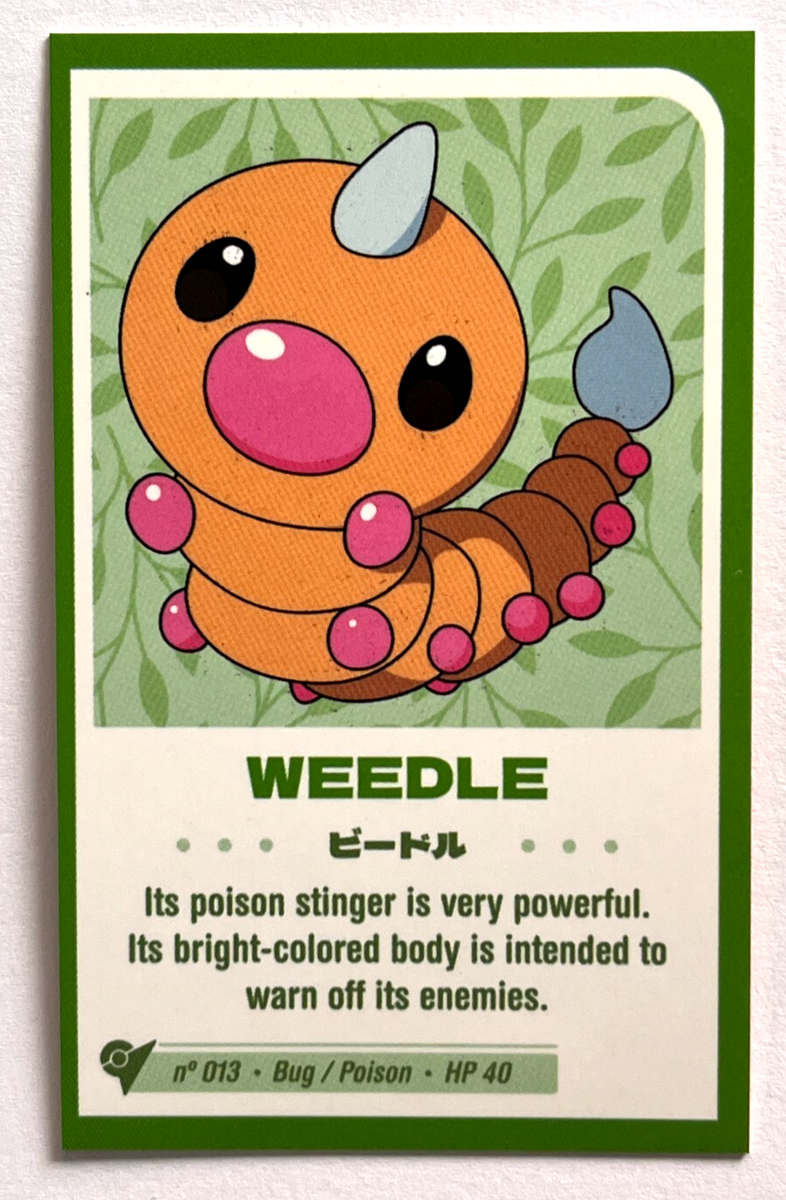 2025 POKEMON Baby Chibi Card #05 WEEDLE Peru Kanto | eBay