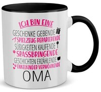 Oma Geschenk Zum Geburtstag Grossmutter Tasse Rentnerin Kaffeetasse Frau