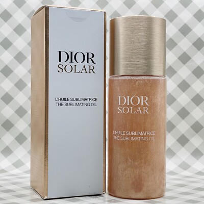 Dior SOLAR The Sublimating Oil 125mL Face Body & Hair Ltd Ed   NEW IN BOX   