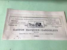 Belgium Jemappes  horse & Carriage vintage  headed pPer   Ref 50797