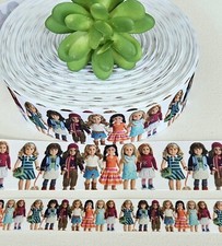 7/8 1.5" 1 YD American Girl Doll Grosgrain Ribbon Doll Hair Bow Craft Sew