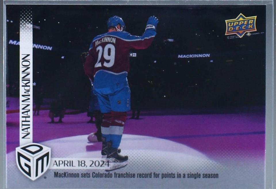 2023-24 Upper Deck Game Dated Moments - Nathan MacKinnon #93 - 1 of 1