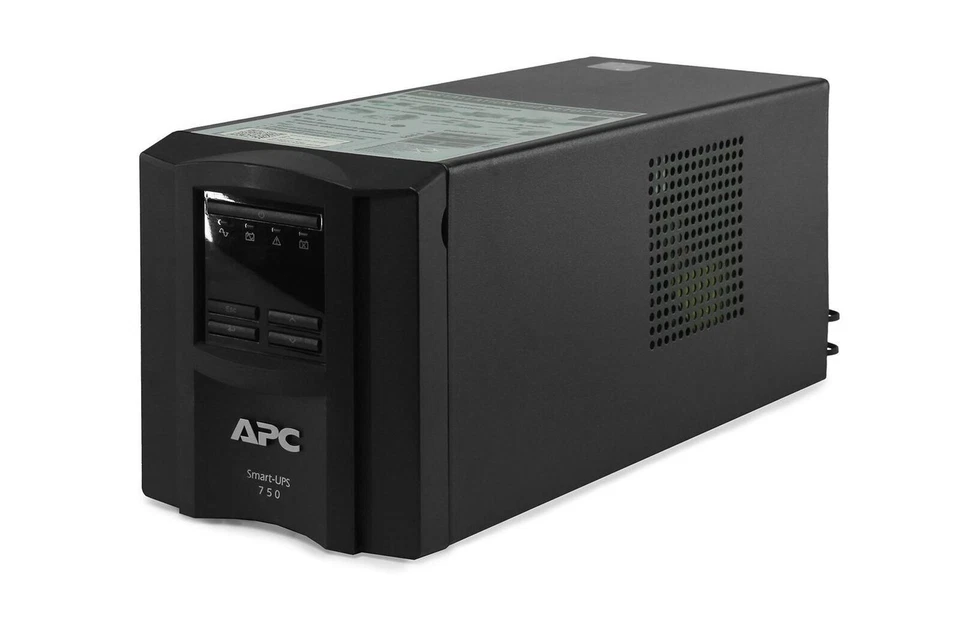 APC SMT750I Smart-UPS 750VA USV-Anlage USV Notstrom Power Backup Tower 500W # - Bild 3 von 4