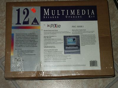 NOS 12 Watt Multimedia Speaker Upgrade Kit PBC-MMK1 by Pixie AC-Powered