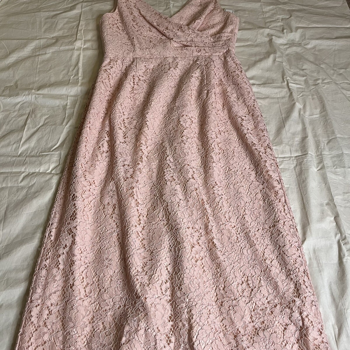 donna morgan pink lace dress Buy Donna Morgan Women's Sleeveless Lace Midi Dress, Pink Sherbet, 0 at  Amazon.in
