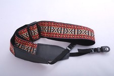 Multicoloured 1970s Retro Camera Strap - Canon, Nikon, Olympus, Minolta
