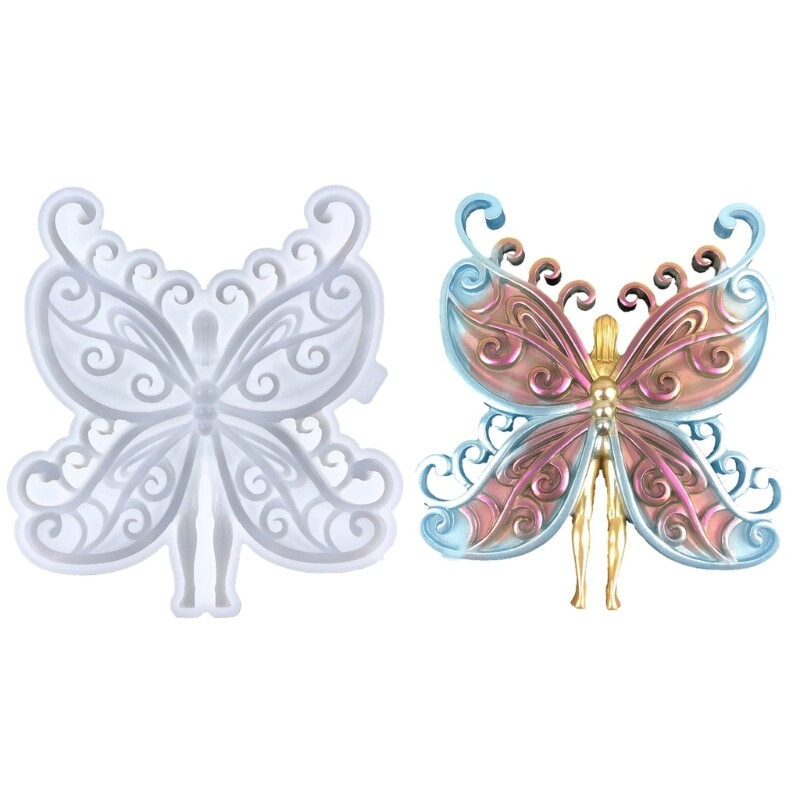 Flexible Silicone Wall Decor Mold for Beautiful Butterfly Designs