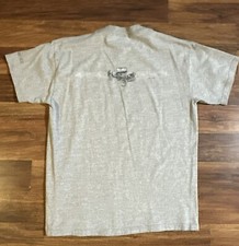 Vintage Jeep Shirt Newport Blue Adult Medium Off Road Gray Made In USA