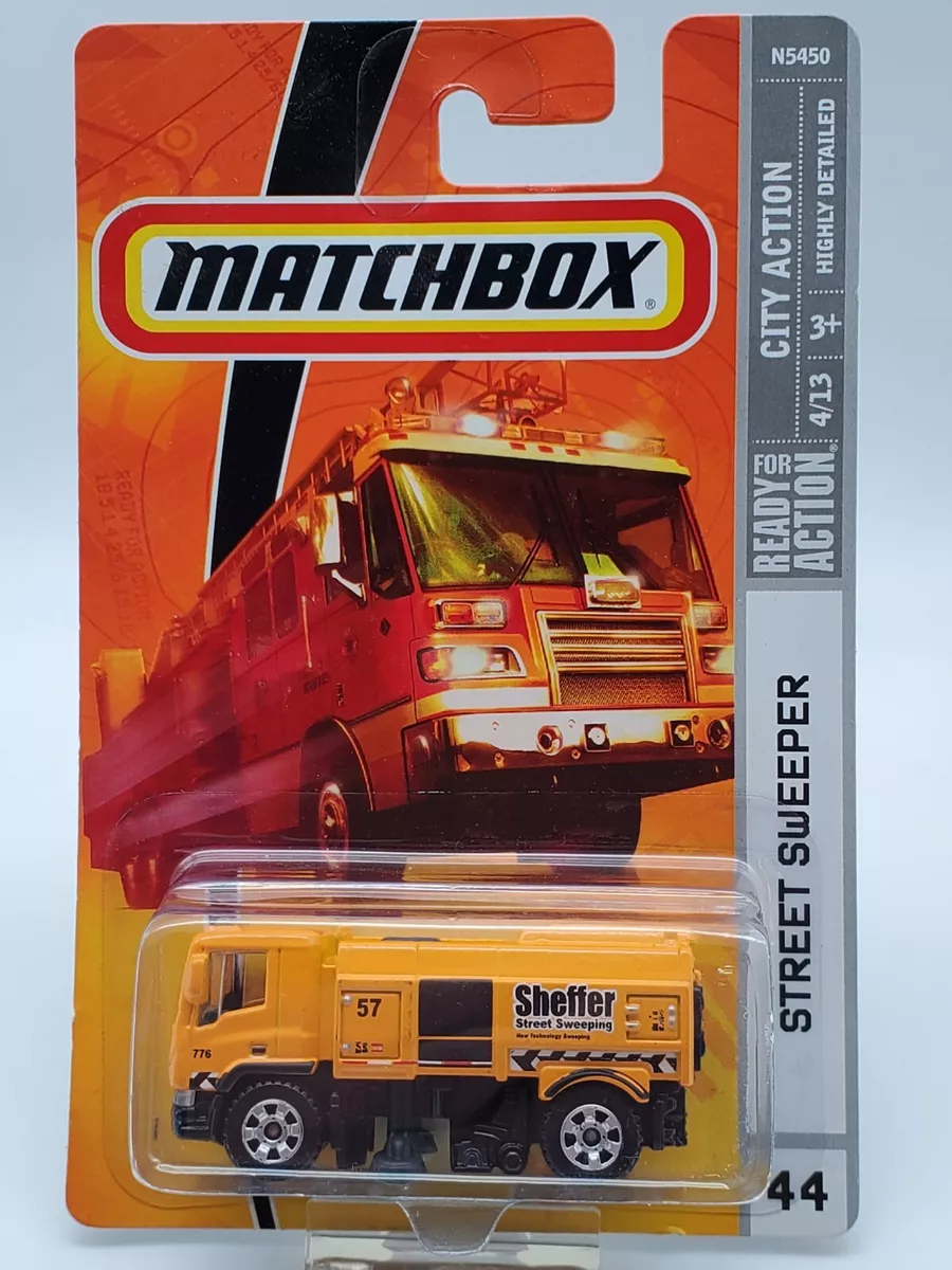 Matchbox sweeper best sale truck