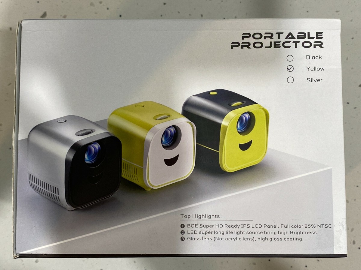 L1 Mini Portable Kids Toy Projector 1000 Lumens, Incl L1 Mini Portable Kids Toy Projector 1000 Lumens, Incl