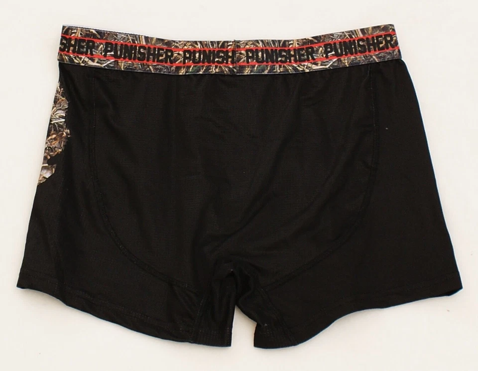 Marvel The Punisher Calzoncillo Boxer Negro Ropa Interior Para Hombre Mediano M NUEVO Foto 2 de 2