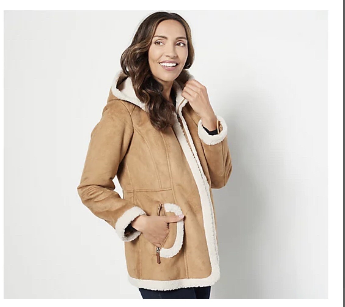 KOOLABURRA by UGG Hooded Faux Shearling 