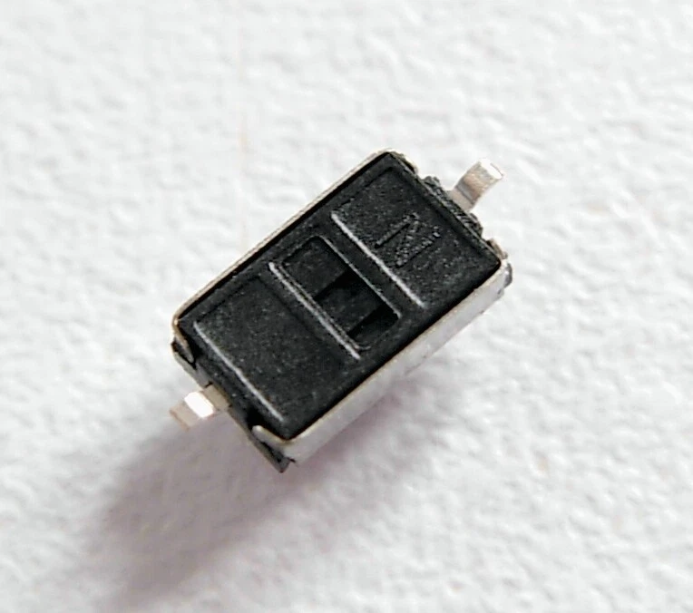 2x Micro switch rupteur 3,5 x 6 x 2,5mm Button Touch switch Contact SMD 2 pins - Photo 3/4