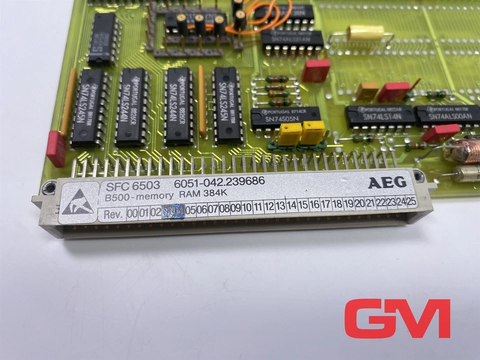 AEG Speichermodul SFC 6503 memory module B500-memory RAM 384K 239686 Rev. 04 - Image 2 of 4