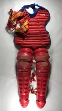 Vintage Montreal Expos Game Used Catchers Gear
