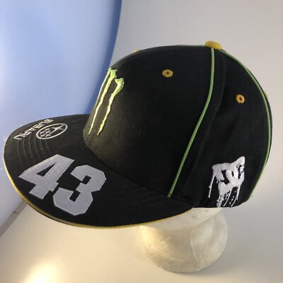 Vintage DC Shoes Monster Ken Block 43 Subaru Rally Car FlexFit Cap