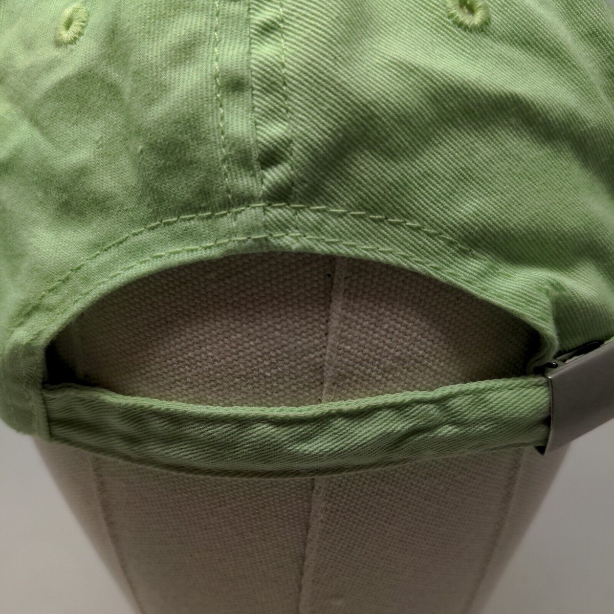 Unbranded Men's Slideback Hat Green Adjustable Embroidered Hula