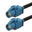 thumbnail 1 - FAKRA HSD LVDS "Z" female to female 1.2m Shielded Dacar 535 4-Core for BMW、Benz