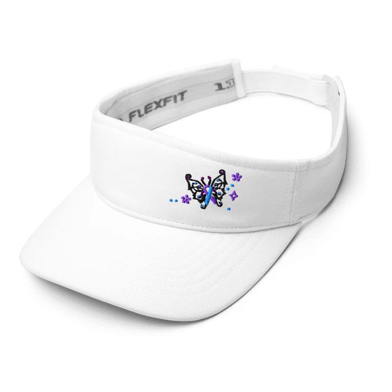 Suicide Awareness Ribbon Butterfly Sun Visor Hat for Women