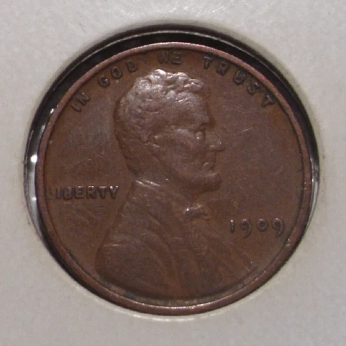 1909 VDB Lincoln Wheat Cent , XF