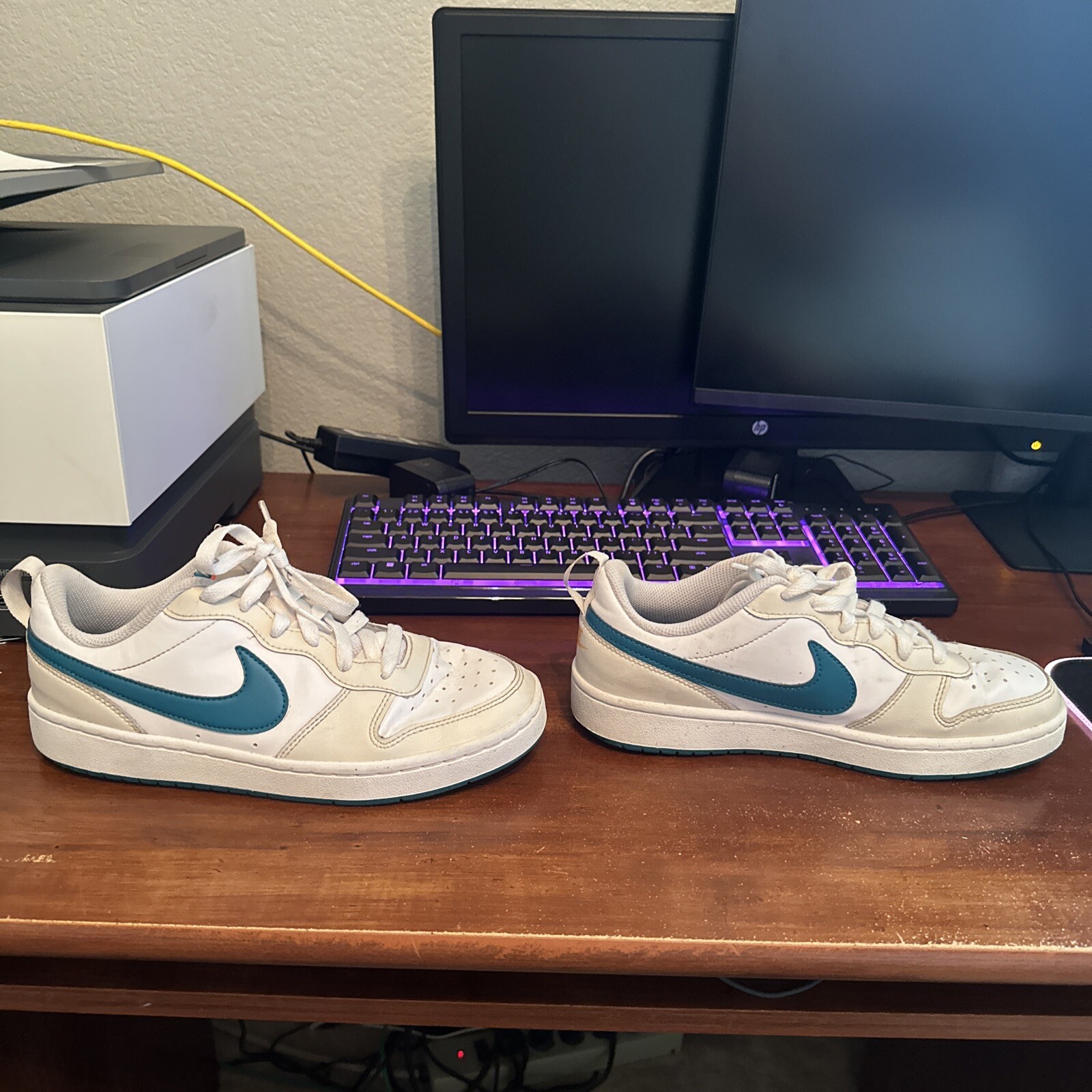 OFF WHITE X NIKE Taglia 7 Nike Dunk Low x OFF WHITE verde pino 2019