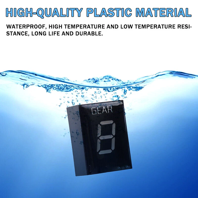 Motorcycle 1-6 Gear Indicator Speed Display Meter for Honda CBR300R 2015-2018 Foto 4 de 4
