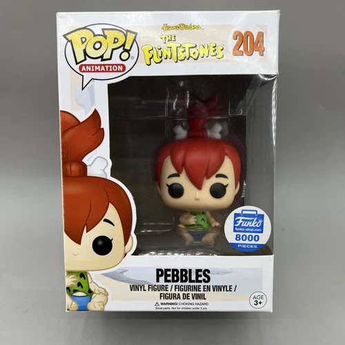 Funko Pop! The Flintstones - Pebbles #204 Hanna-Barbara Funko 8000 Pieces W Case