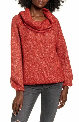 DREAMERS Cowl Neck Sweater WOMENS S 