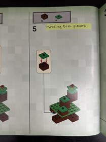LEGO Minecraft 21115 The First Night (99.5% Complete) - 2 Pcs Missing