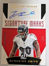 2019 Panini Donruss Signature Marks Za'Darius ZaDarius Smith Rookie Auto RC /5