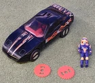 Vintage 1986 Kenner M.A.S.K. Series 2 Raven And Calhoun Burns 2 Disc Car