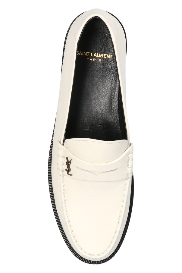 Saint Laurent - Women - Embellished loafers - Cream thumbnail 6