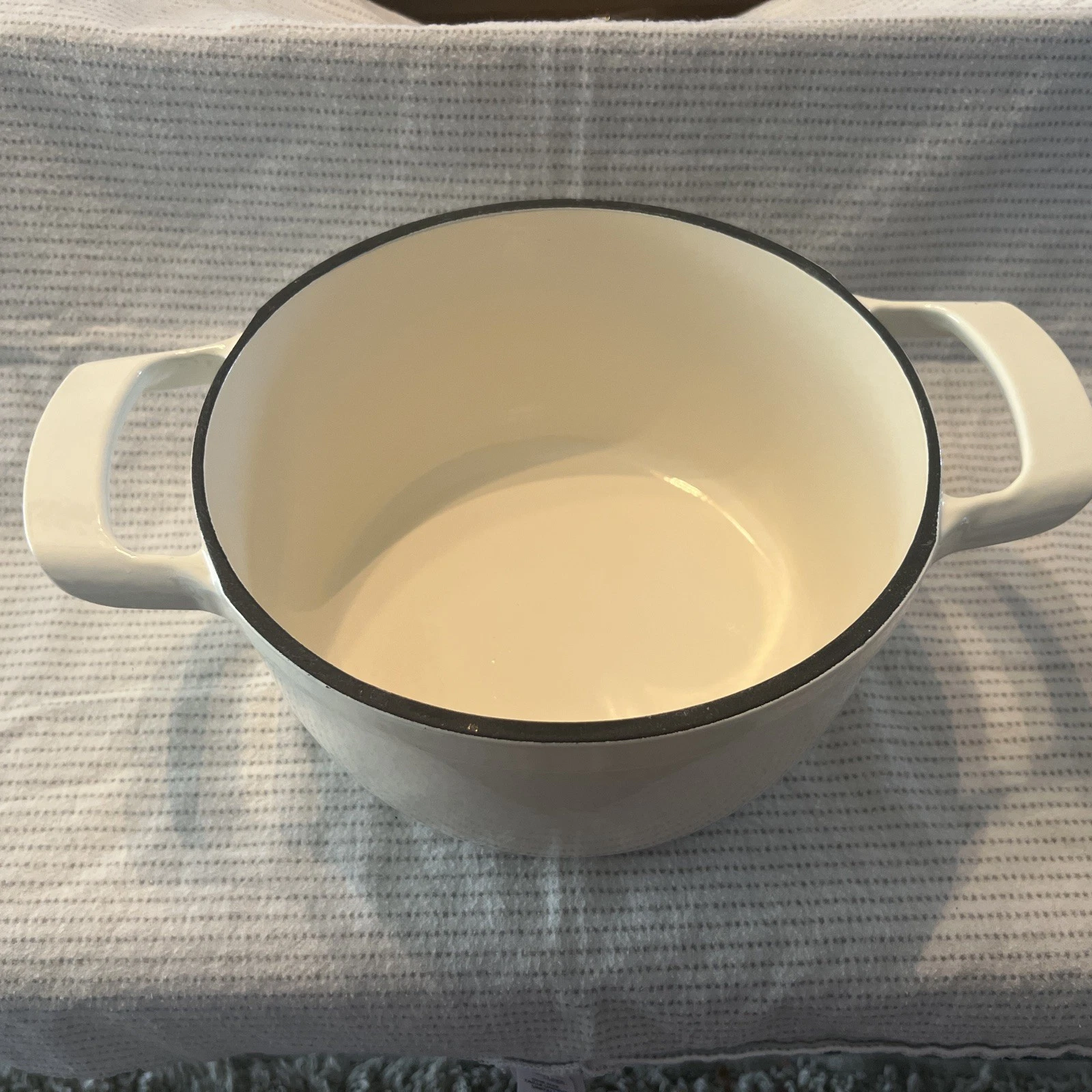 Tramontina White Enameled Cast Iron Dutch Oven 4 QT (no Lid)