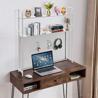 Desk Bookshelf, Organizer Rack, Bookcases, Desktop Bookcase for Computer Desk